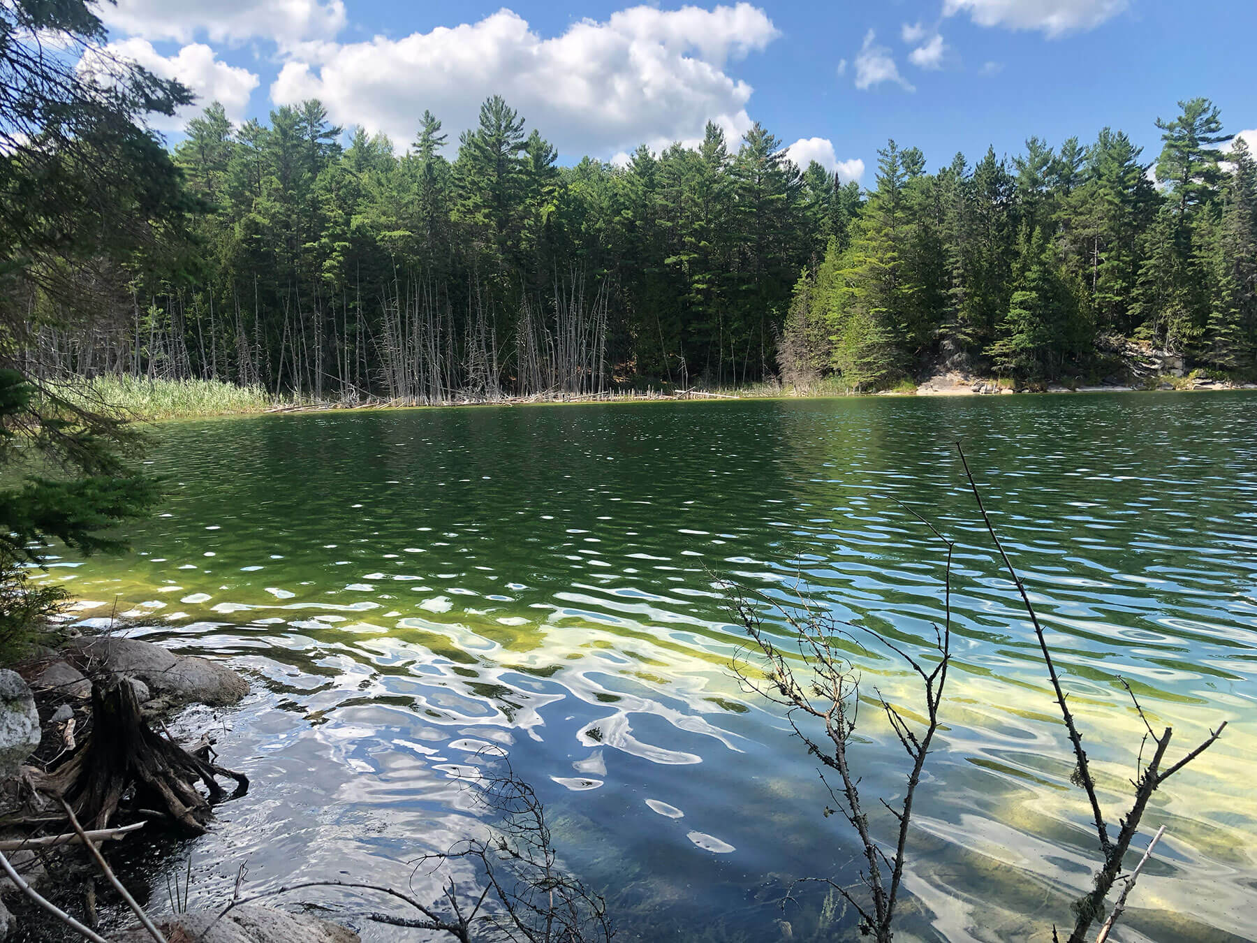 A view of Limestone Lake in Greater Madawaska